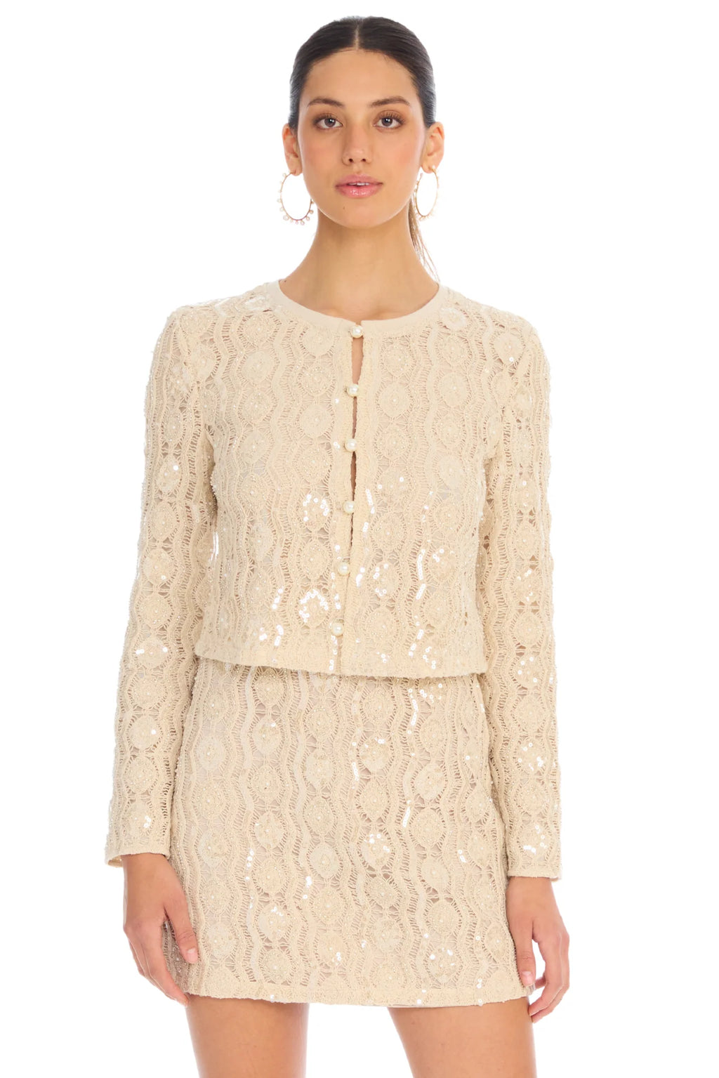 Beaded Dawn Mini Skirt