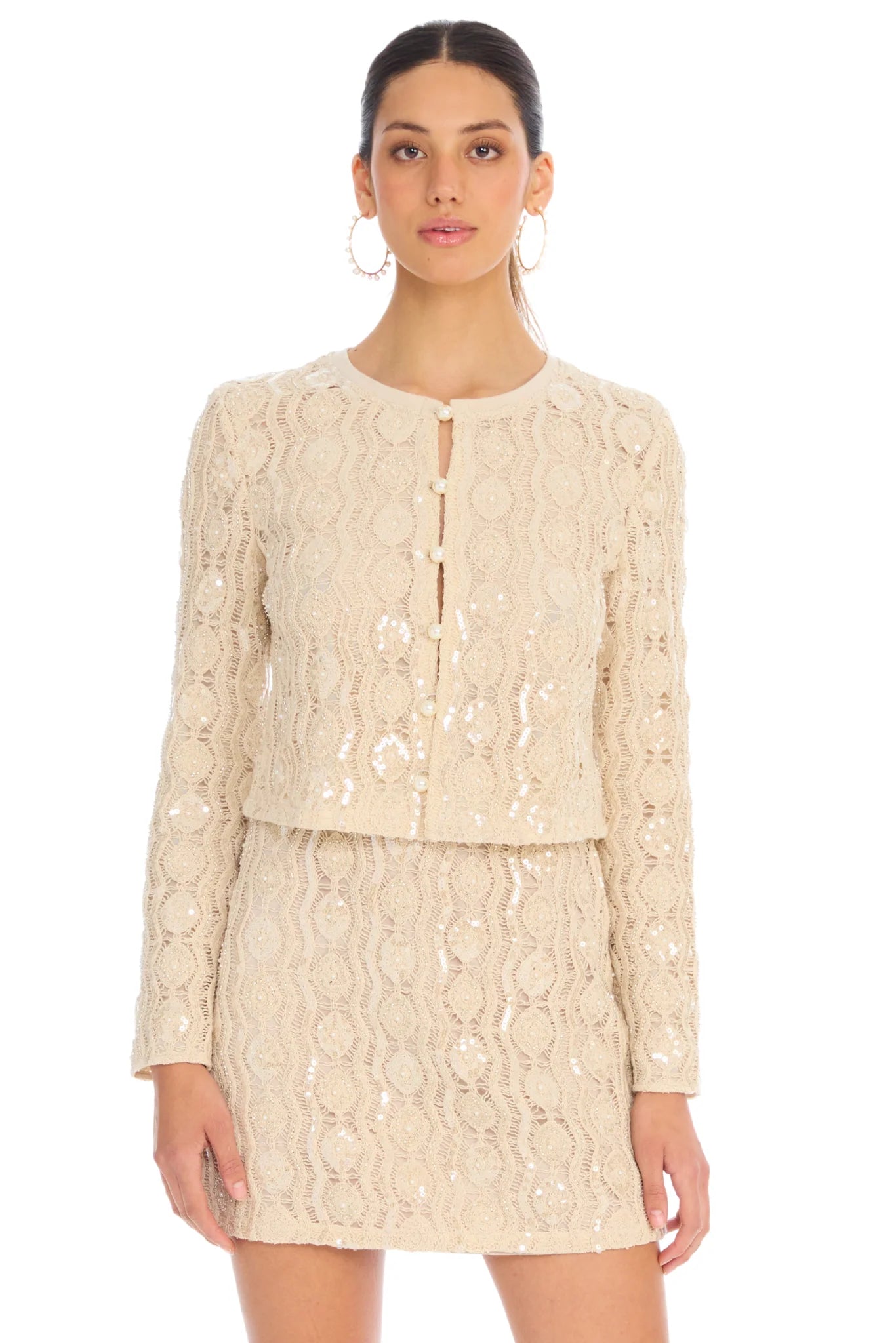 Beaded Dawn Mini Skirt