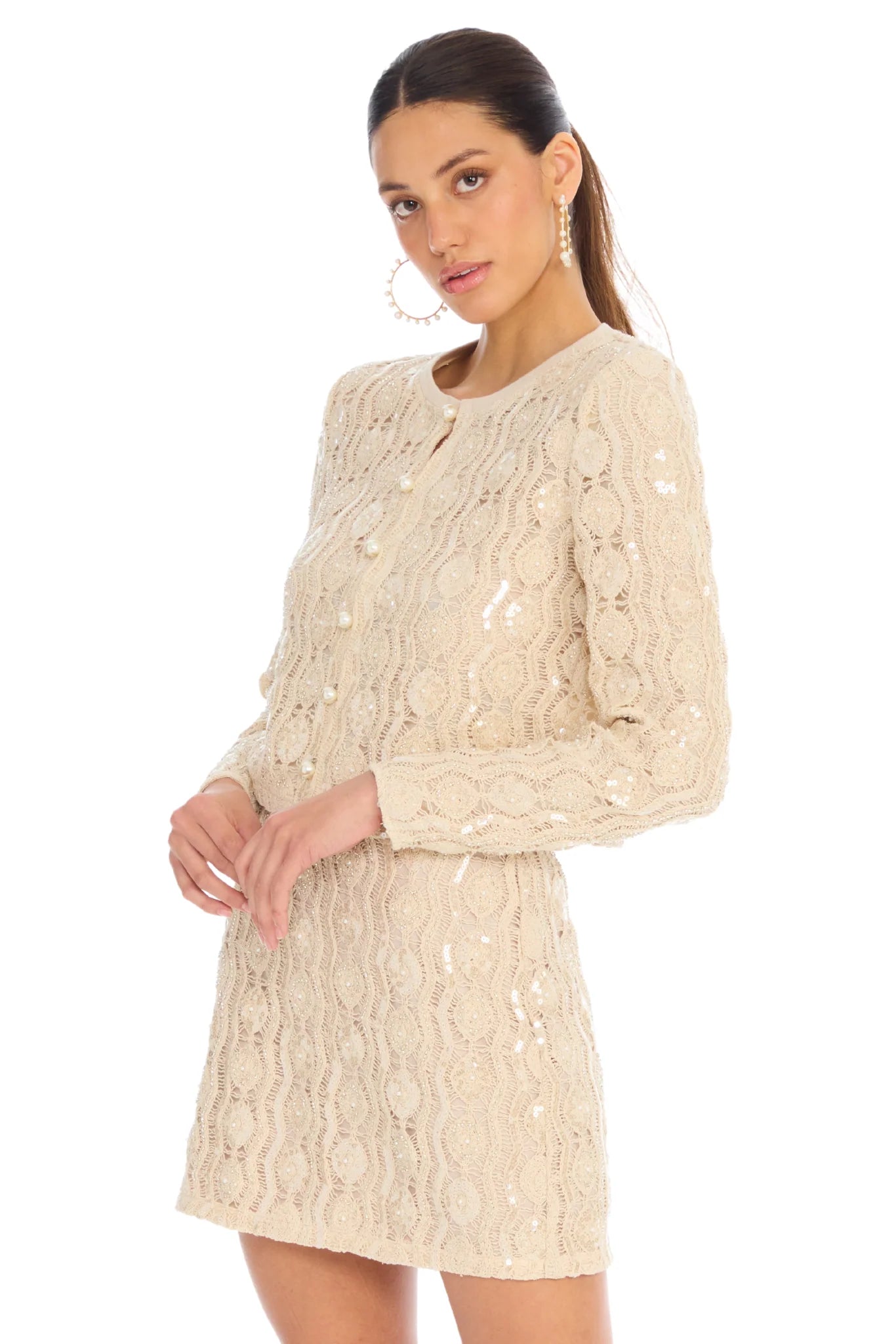 Beaded Dawn Mini Skirt