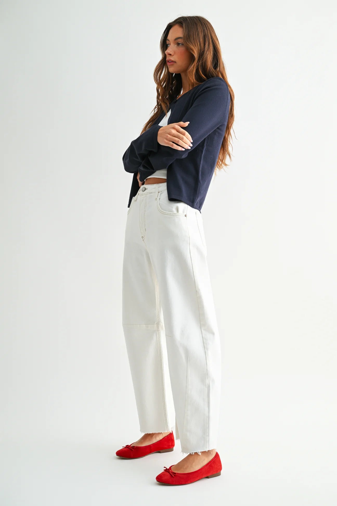 The Seamed Barrel Jean
