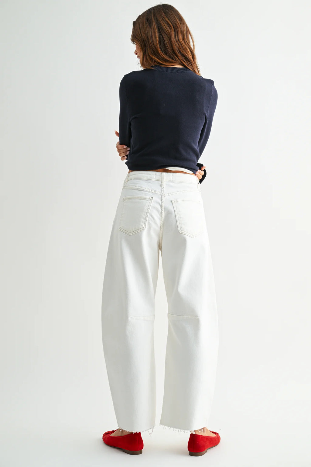 The Seamed Barrel Jean
