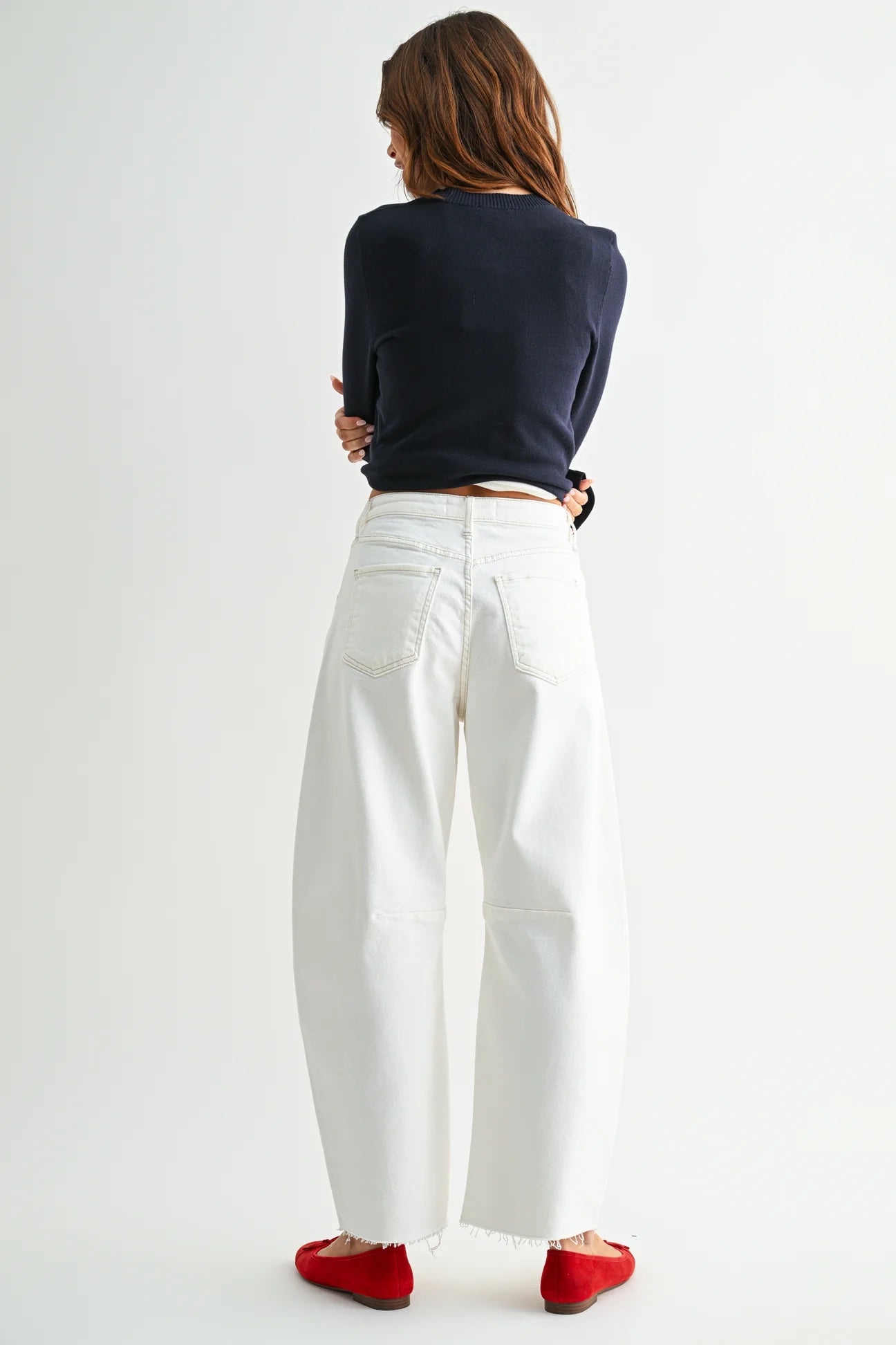 The Seamed Barrel Jean