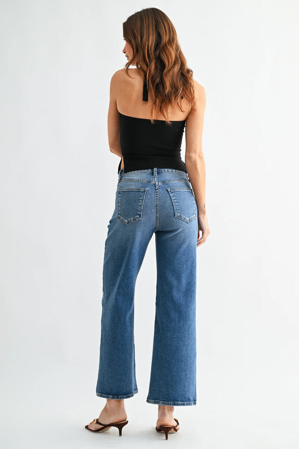 High Rise Wide Leg