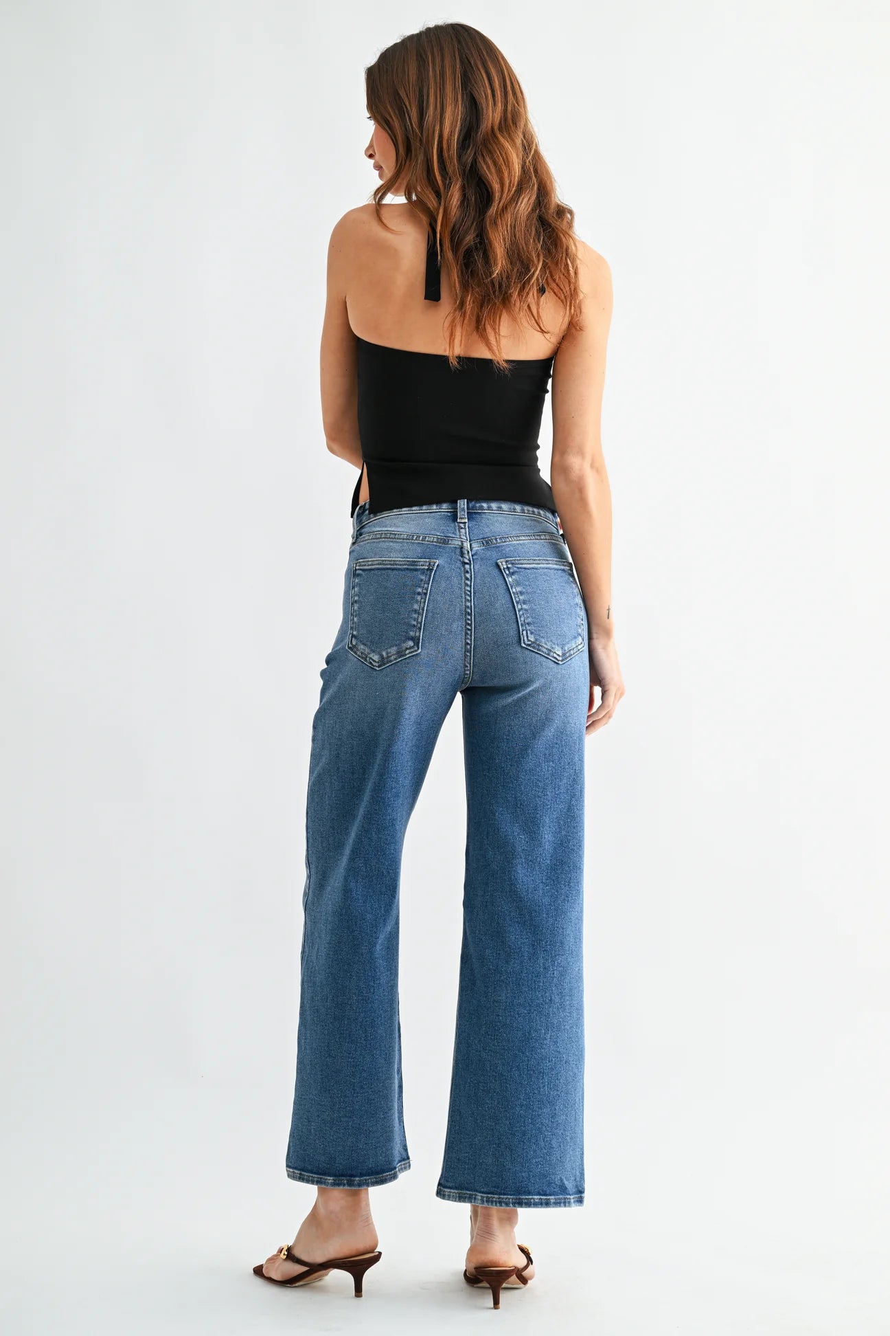 High Rise Wide Leg
