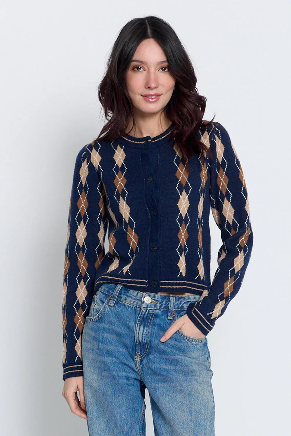 Astrid Argyle Cardigan