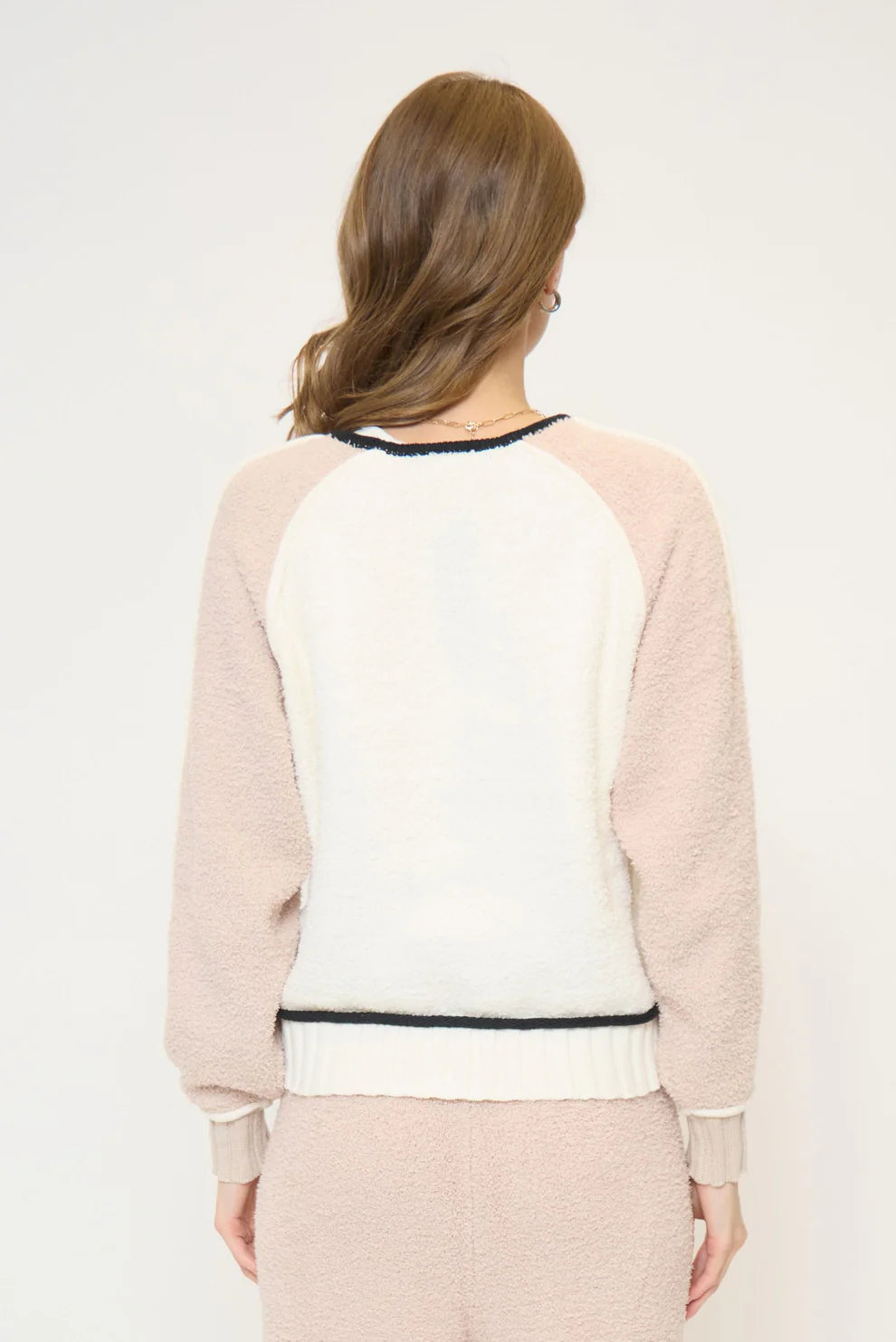 Colin Terrycloth Raglan Sweater