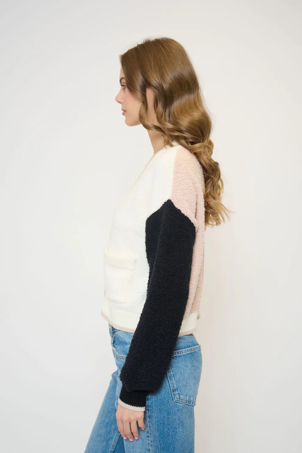 Colin Cropped Terry Cardigan