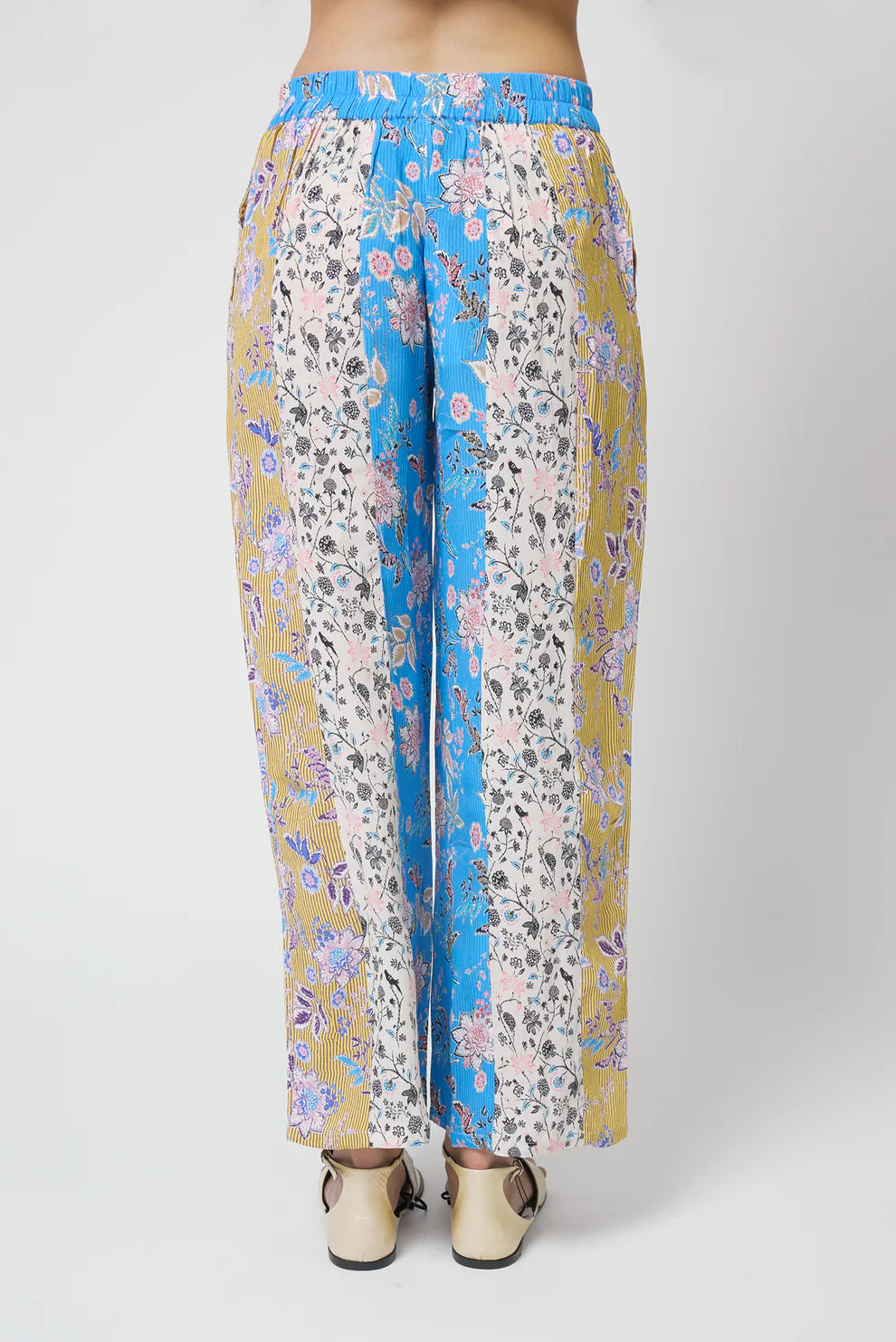 Maisie Floral Blocked Pants - Clothes Horse