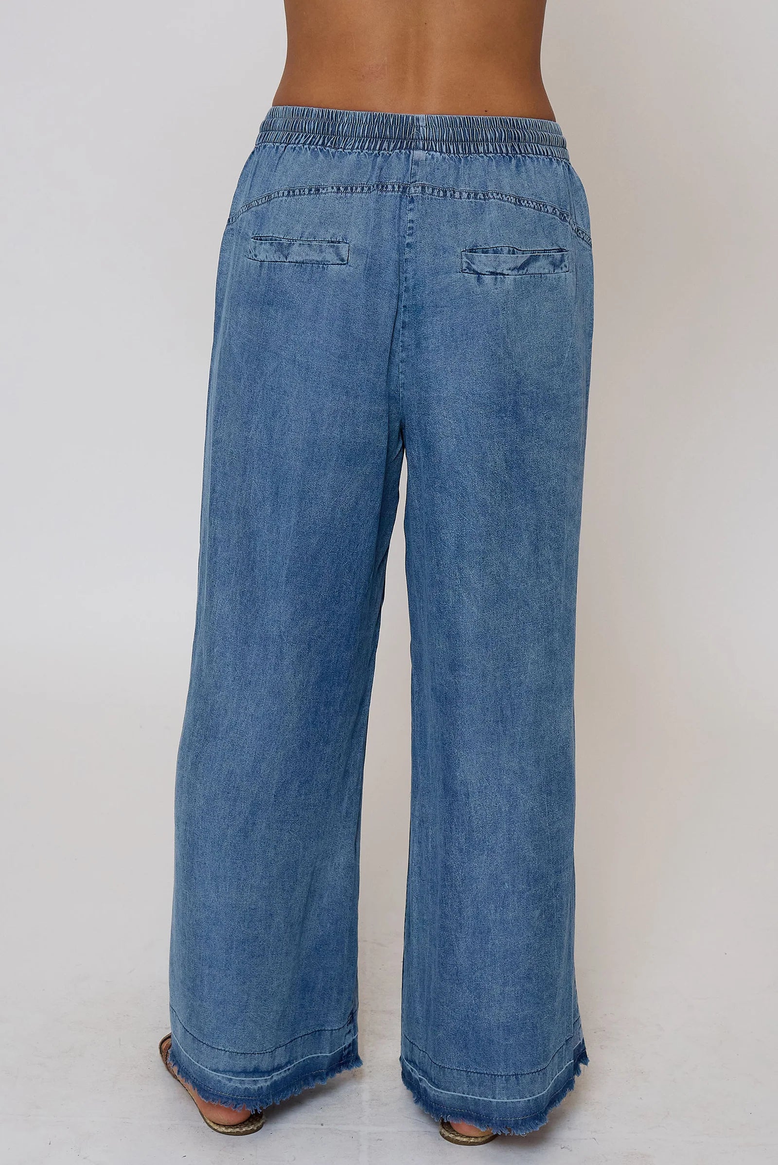 Celine Mid Rise Drawstring Pants