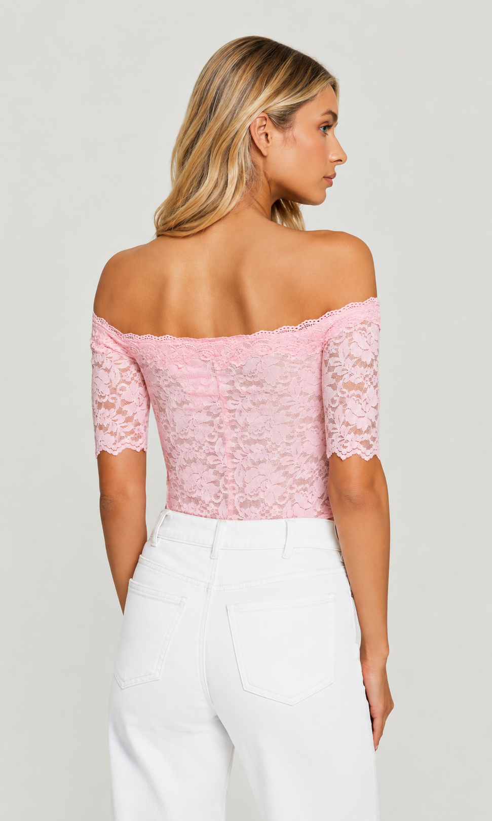 Kovi Lace Off Shoulder Top