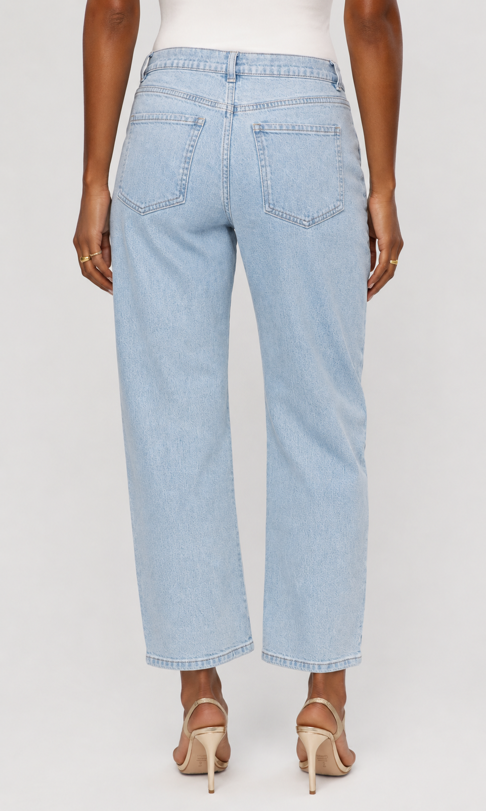 Quincey Grommet Barrel Jeans