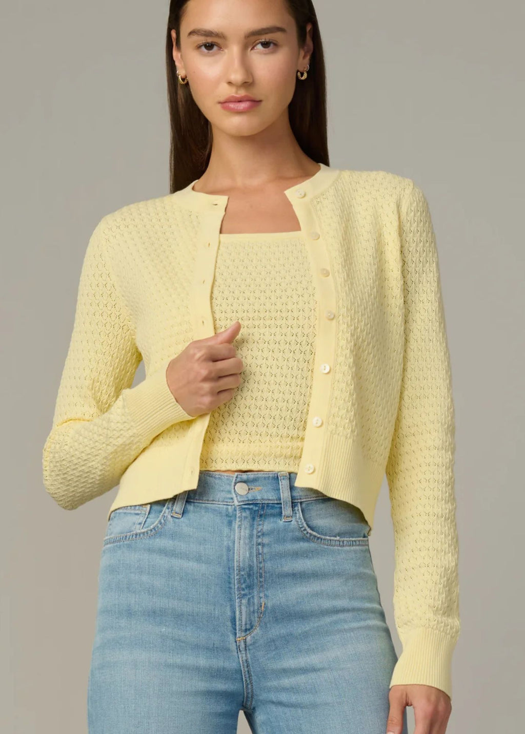 The Pointelle Dani Cardigan - Clothes Horse