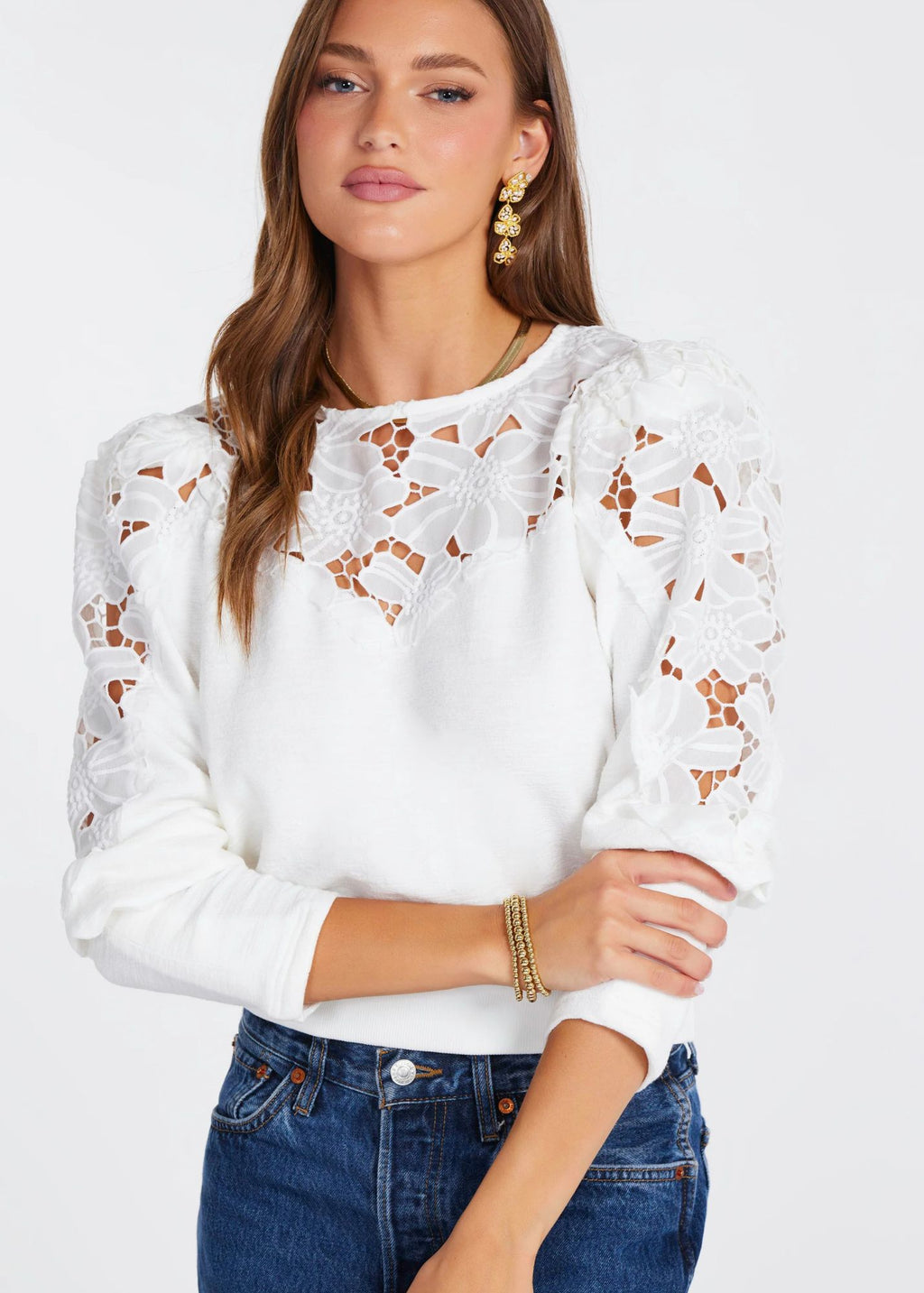 Flora Textured Pullover - Clothes Horse