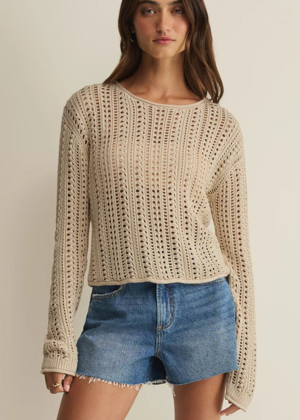 Upland Crochet Sweater Top