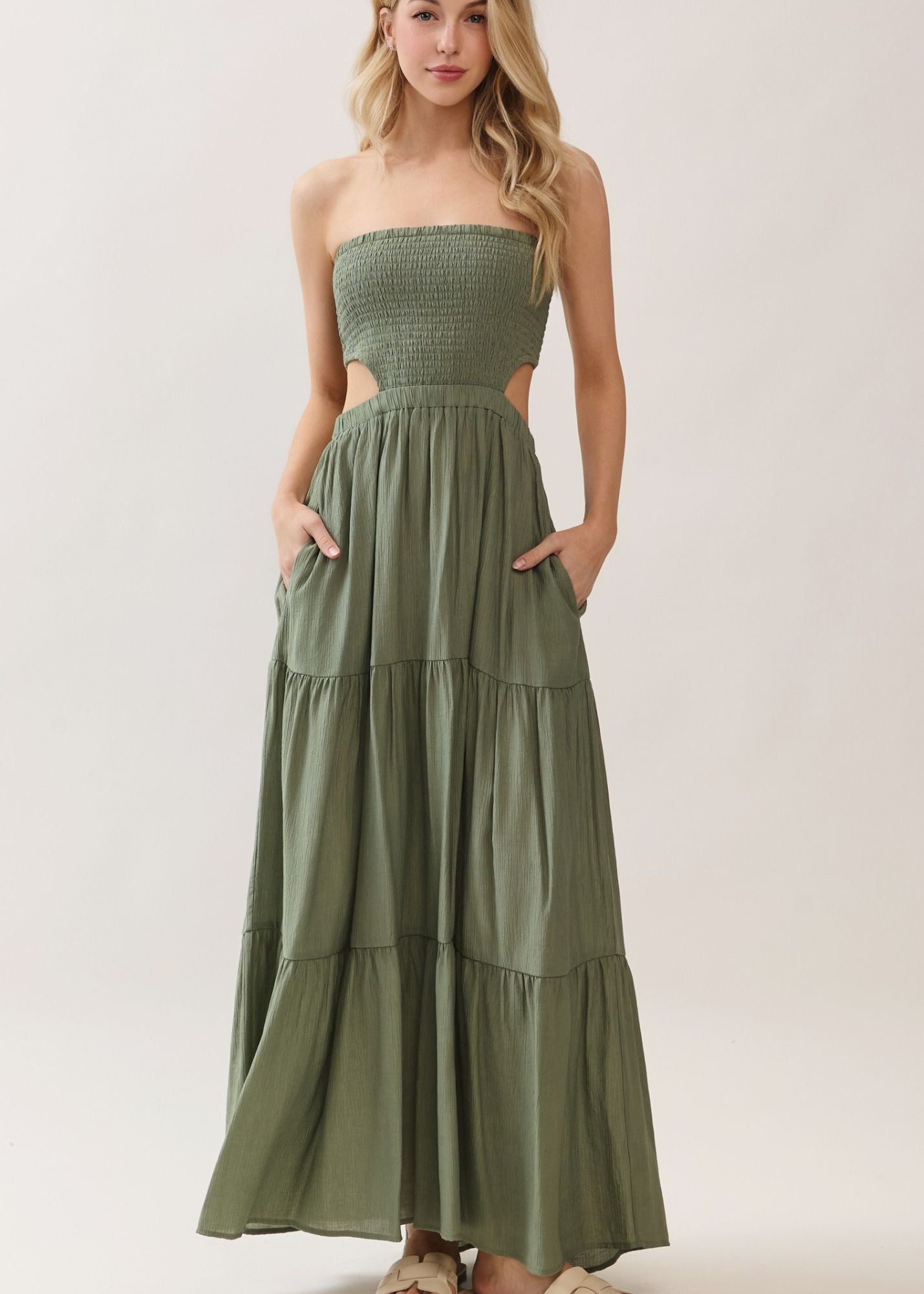 smocked tube maxi dress Smocked Tube Dress – Clothes Horse
