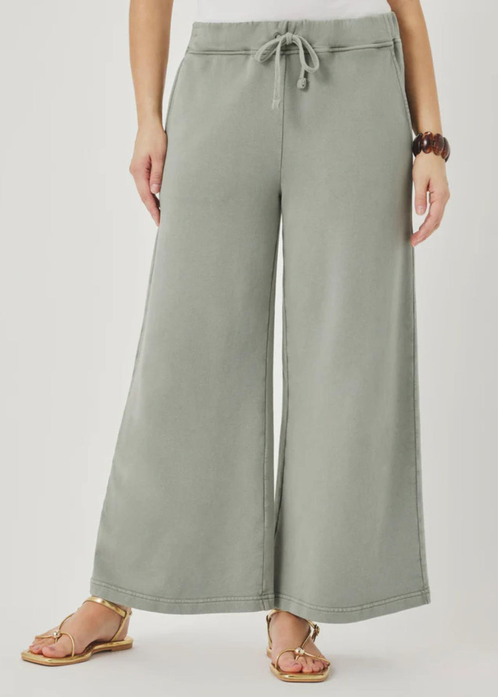 Greta Terry Cropped Pant