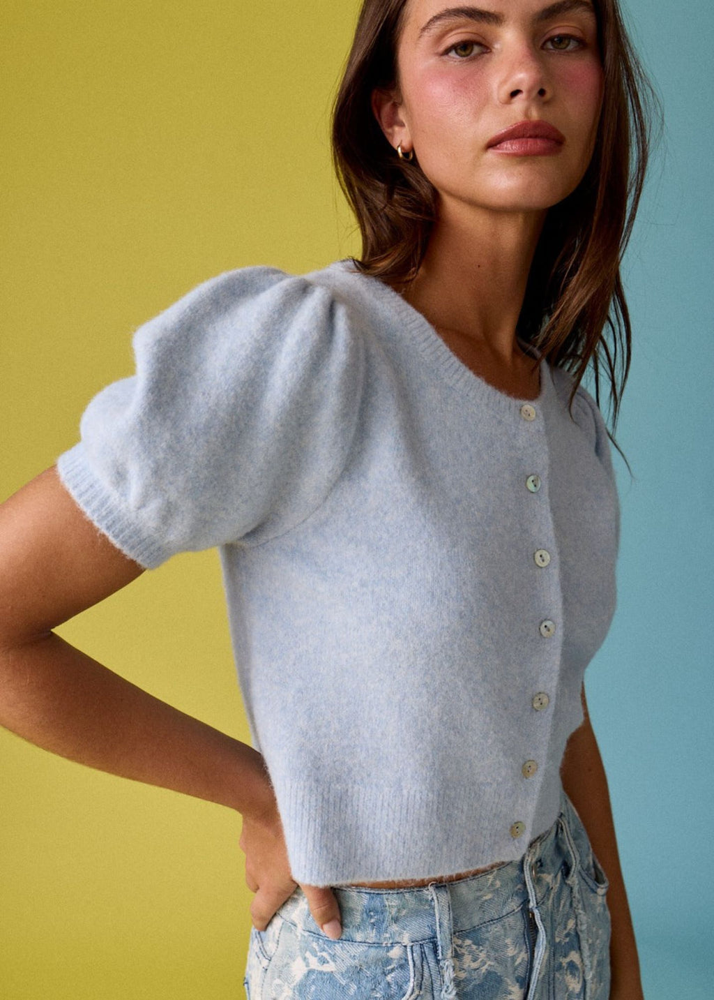 Candace Short Sleeve Cardigan - Clothes Horse