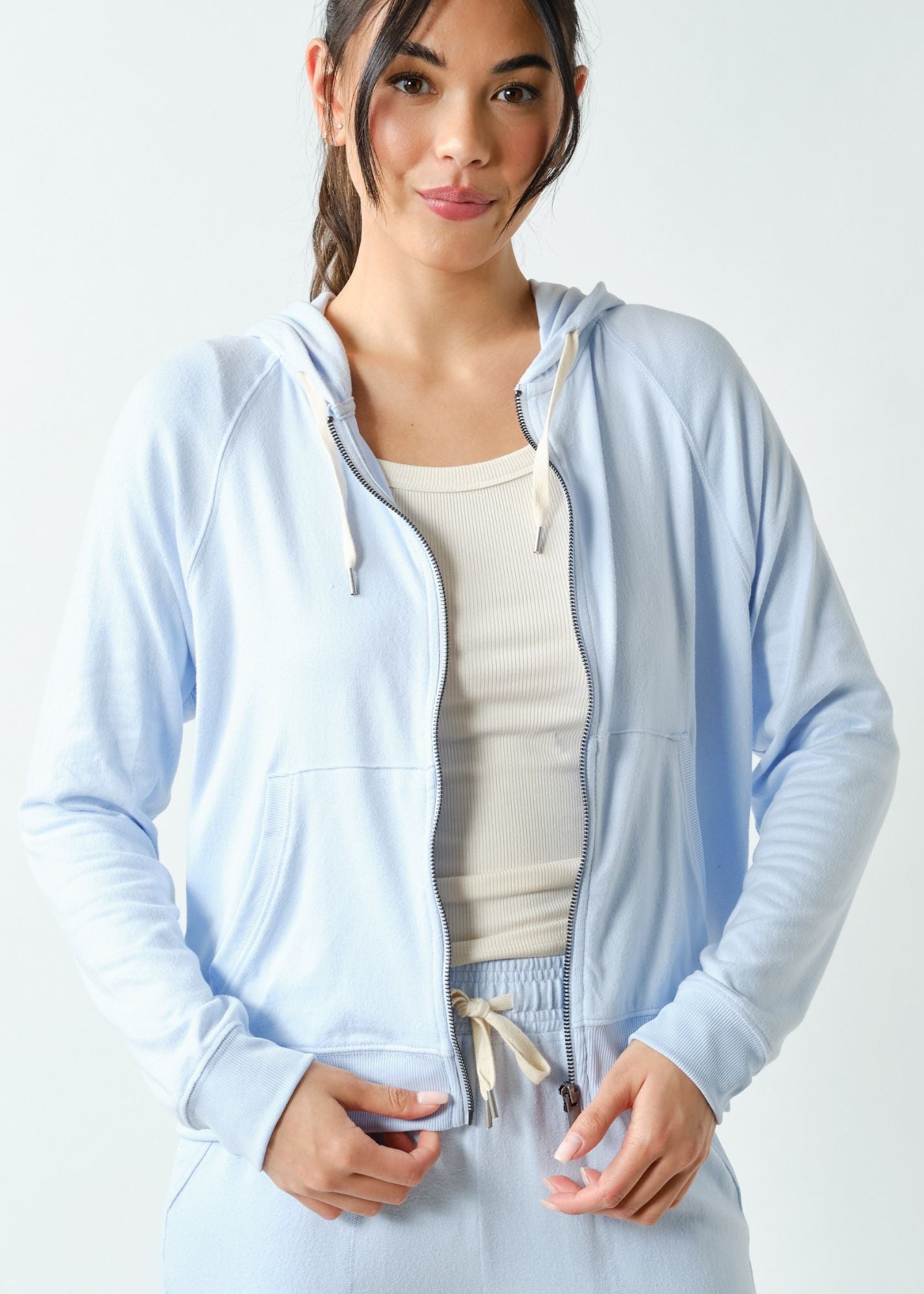 Brushed Hacci Lounge Zip-up Hoodie - Clothes Horse