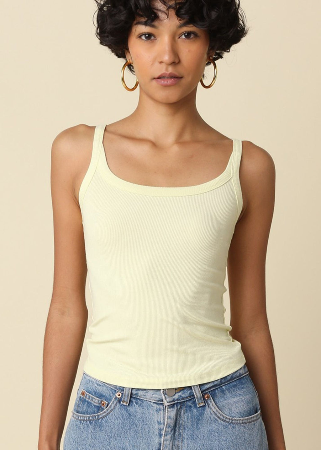 Amy Ribbed Tank Top