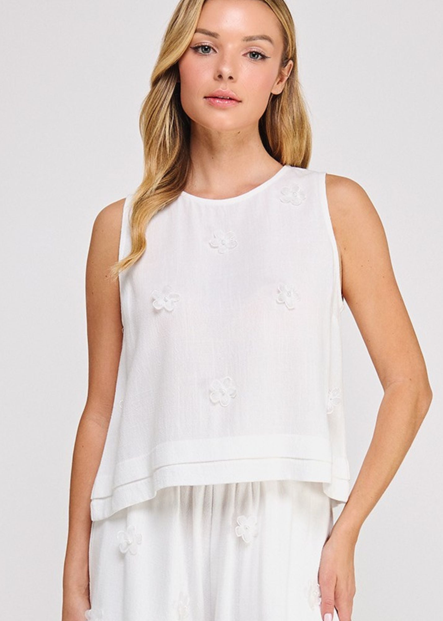 Safia Soft Linen Tank