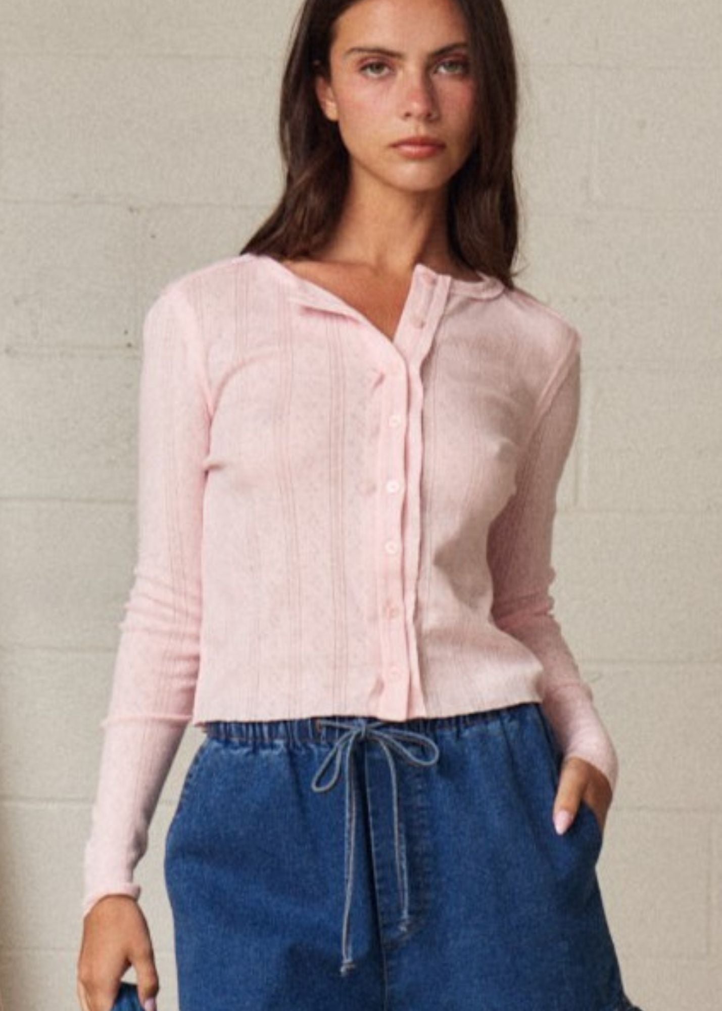 Poppy Pointelle Cardigan