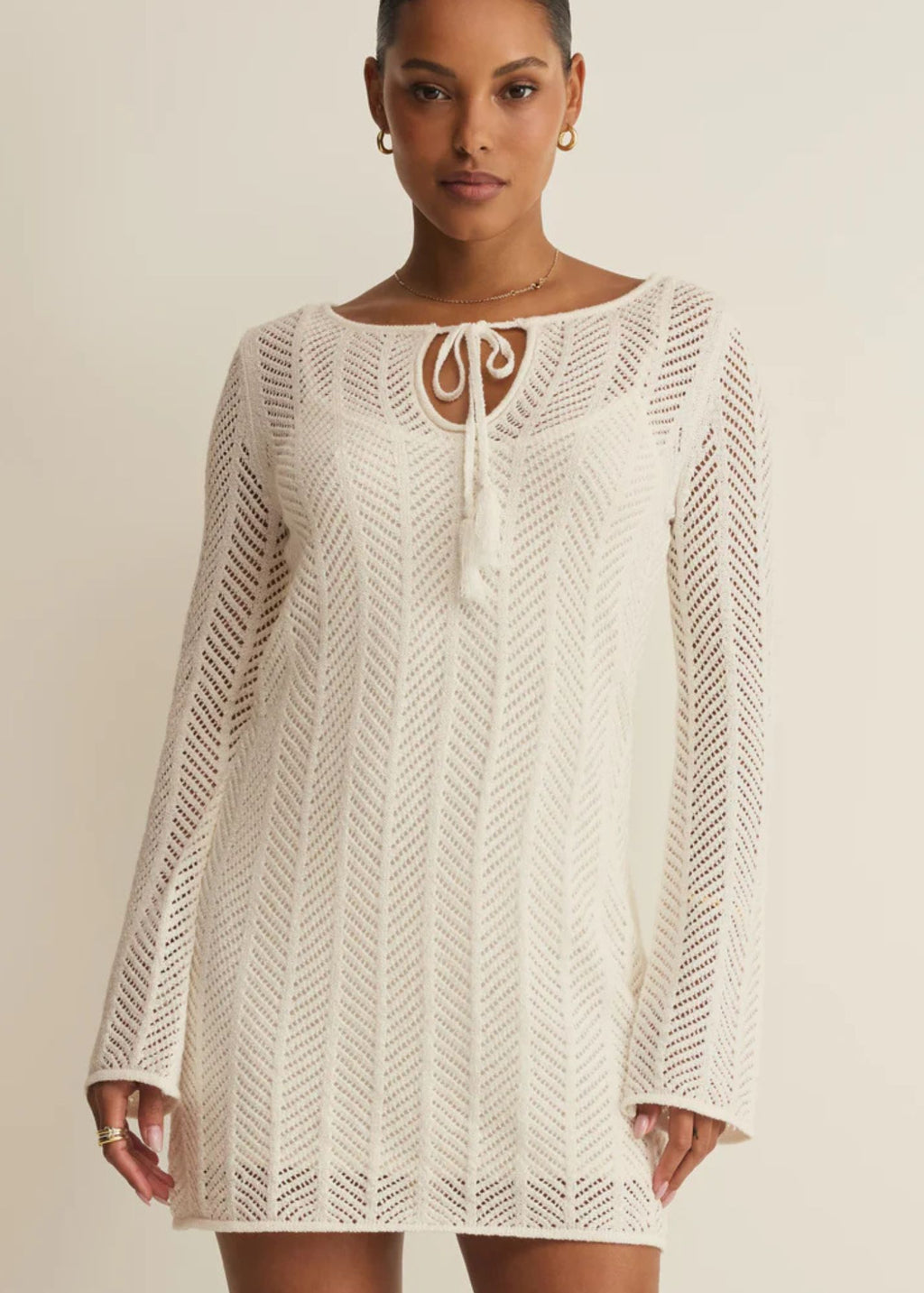 Falling Waters Crochet Dress