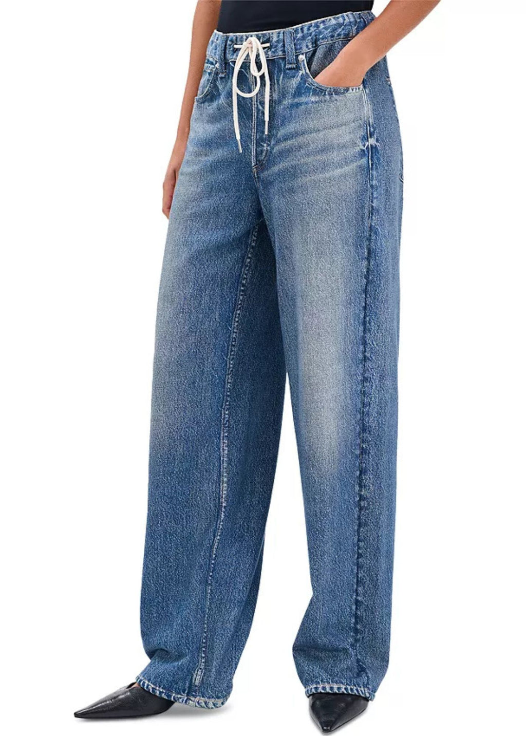 Miramar Terry Drawcord Wide Leg Pant