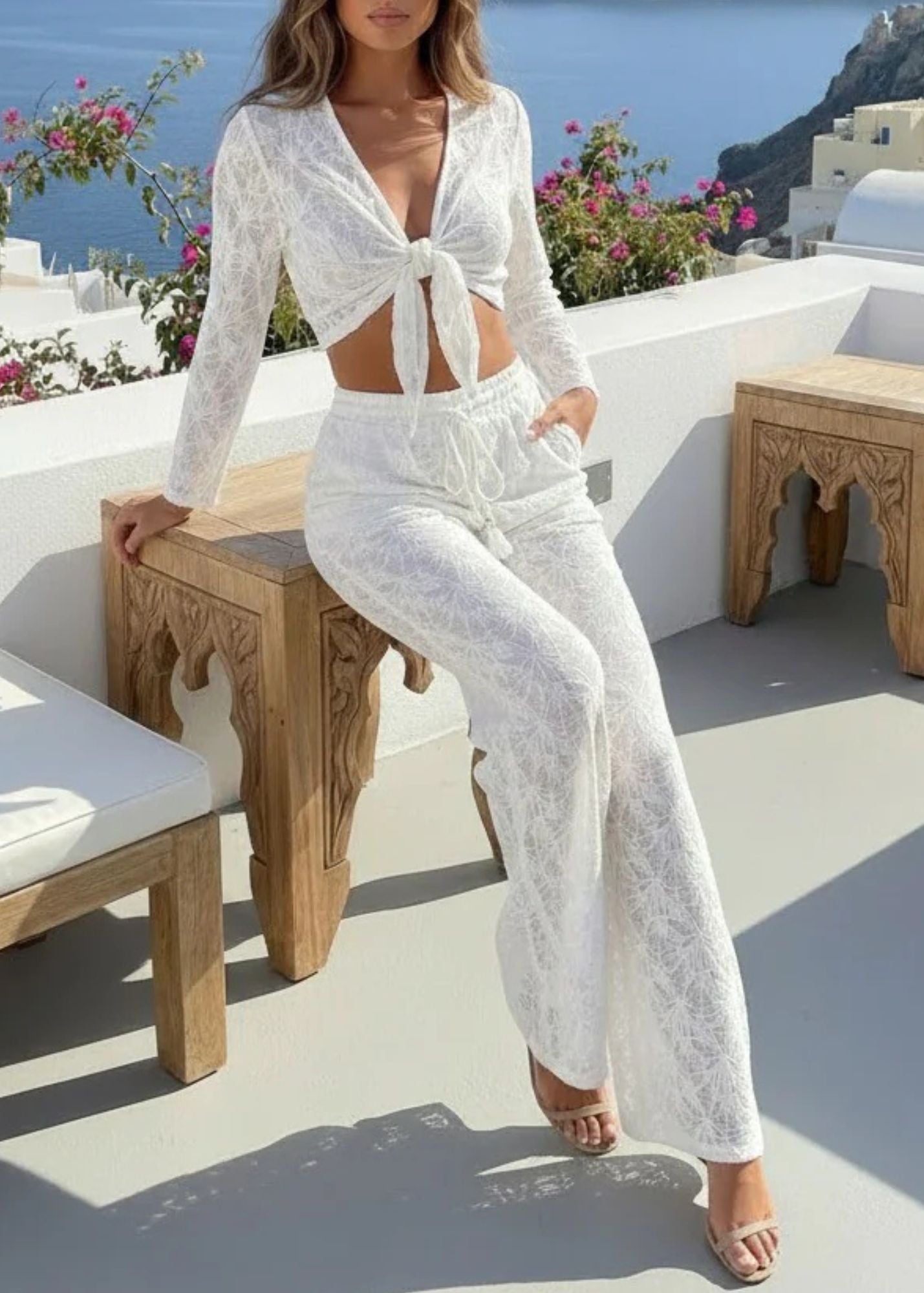 Island White Pants