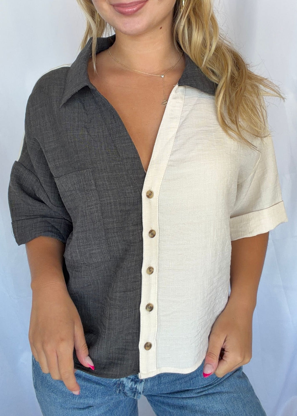Seraphina Button Down