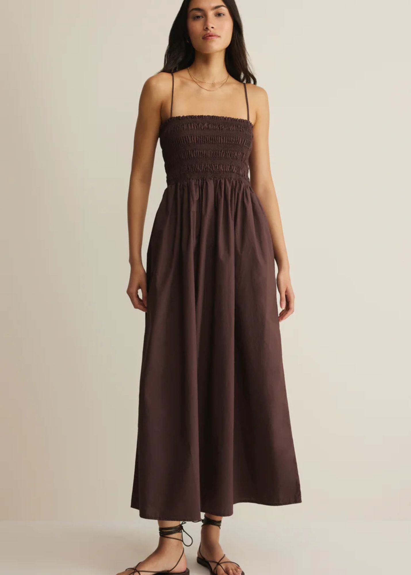 Cornelia Poplin Maxi Dress