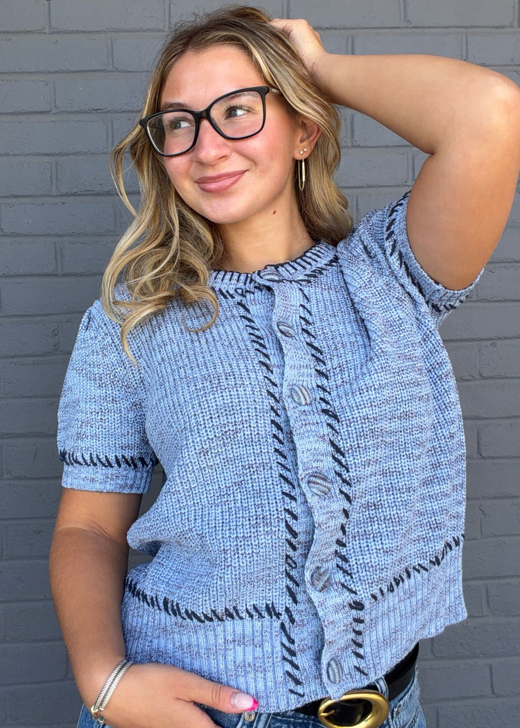 Short Sleeve Gia Cardigan