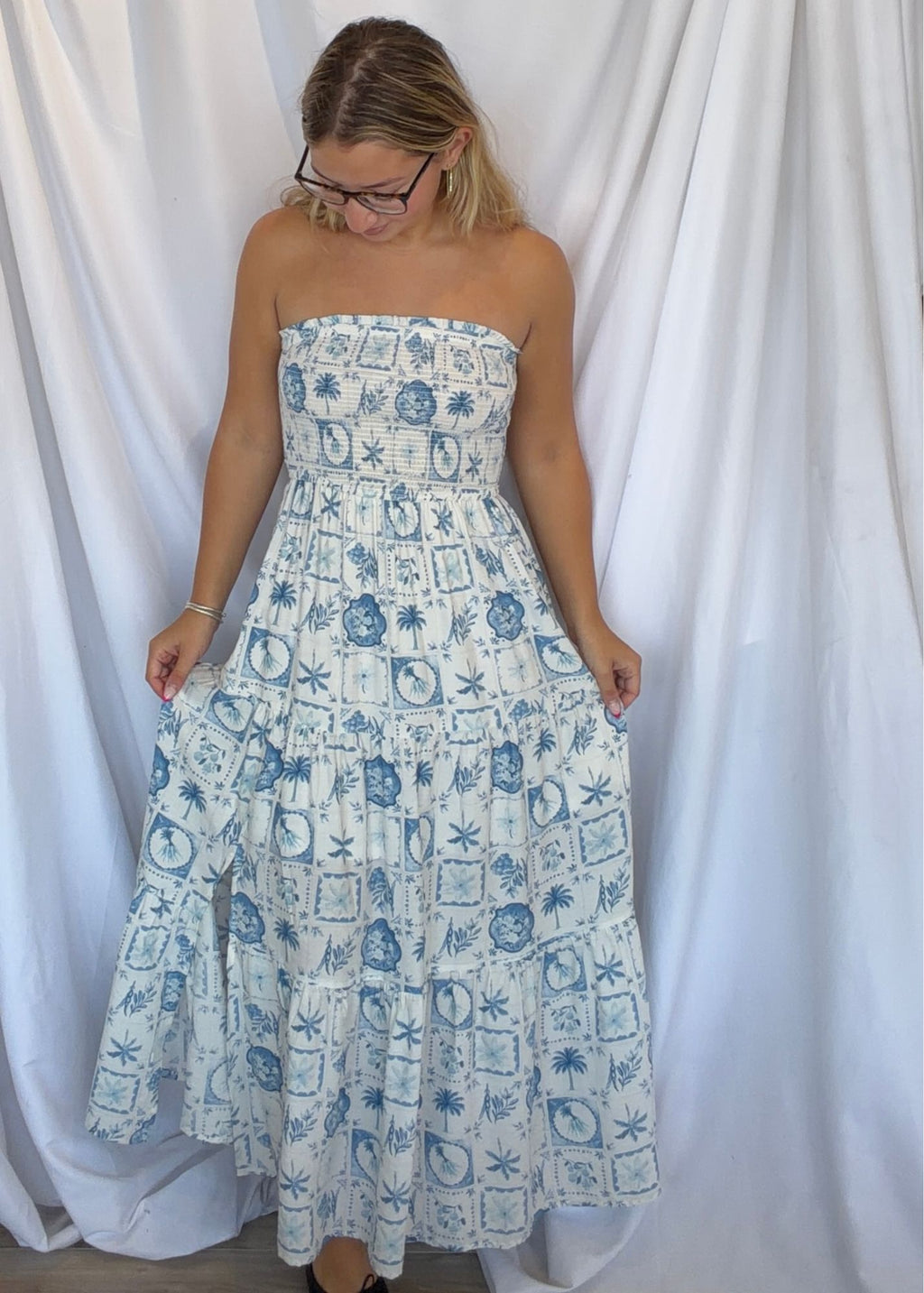 Plant Motif Dress