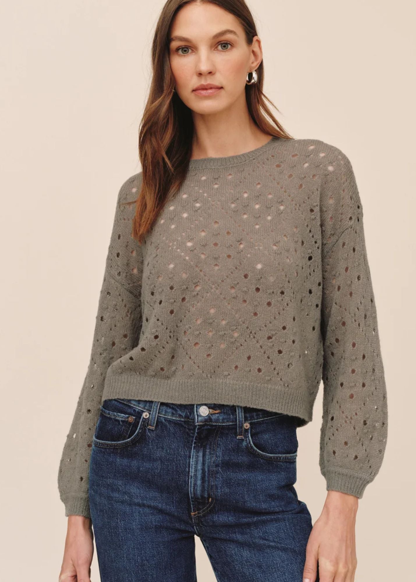 Balloon Sleeve Sweater