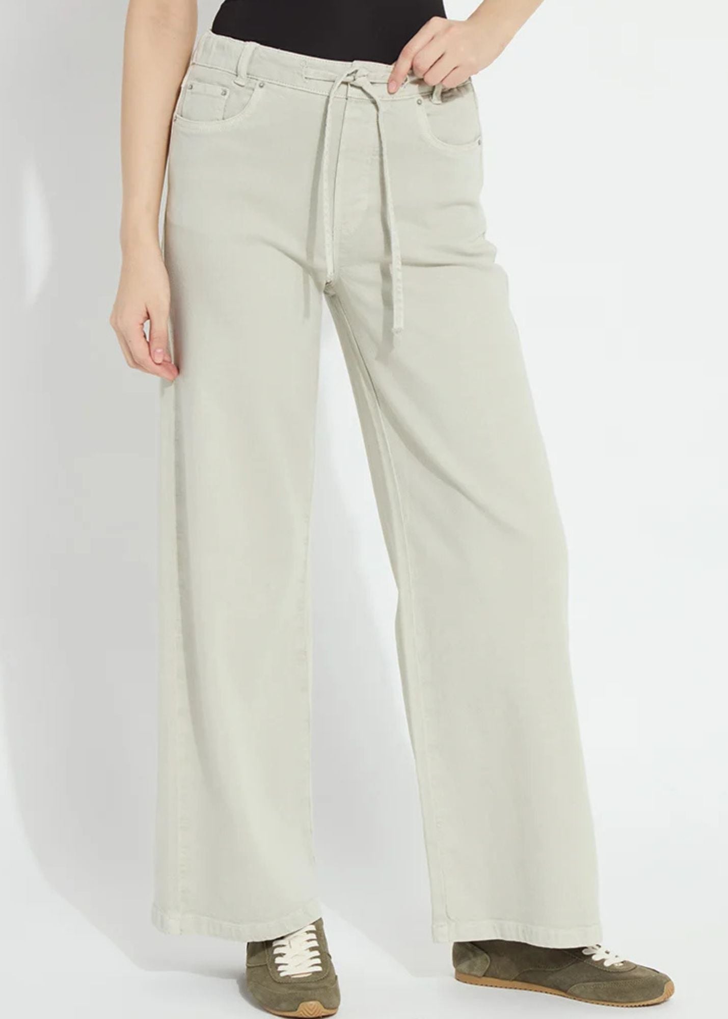 Nellie Drawstring Wide Leg Denim
