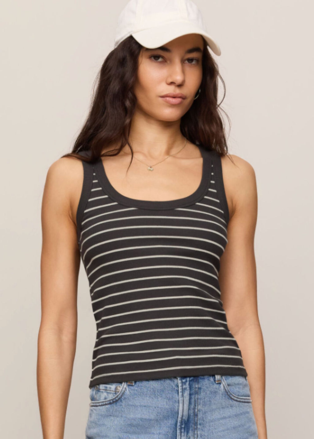 Rowe Striped Scoop Tank