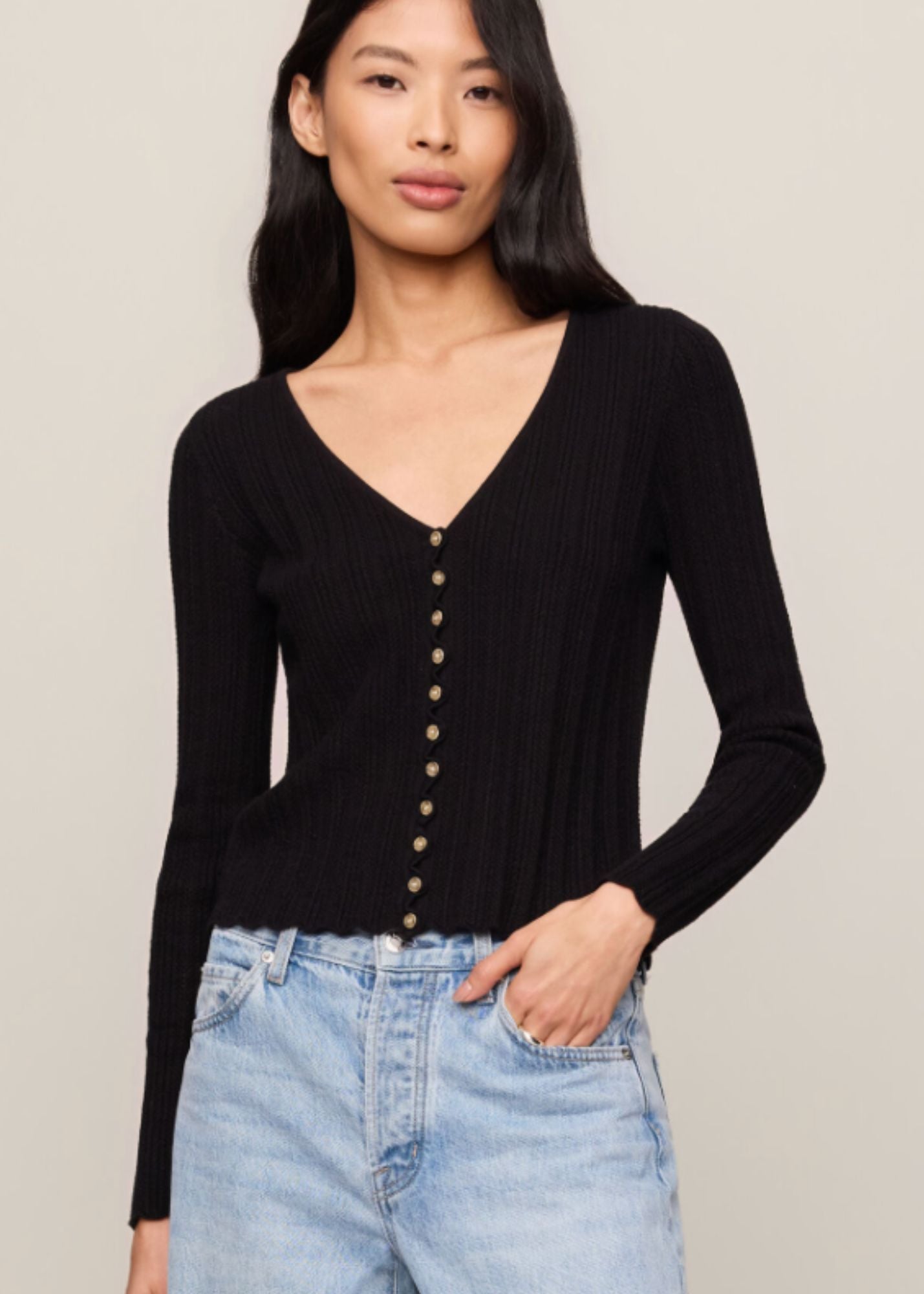 Landa Pointelle Top