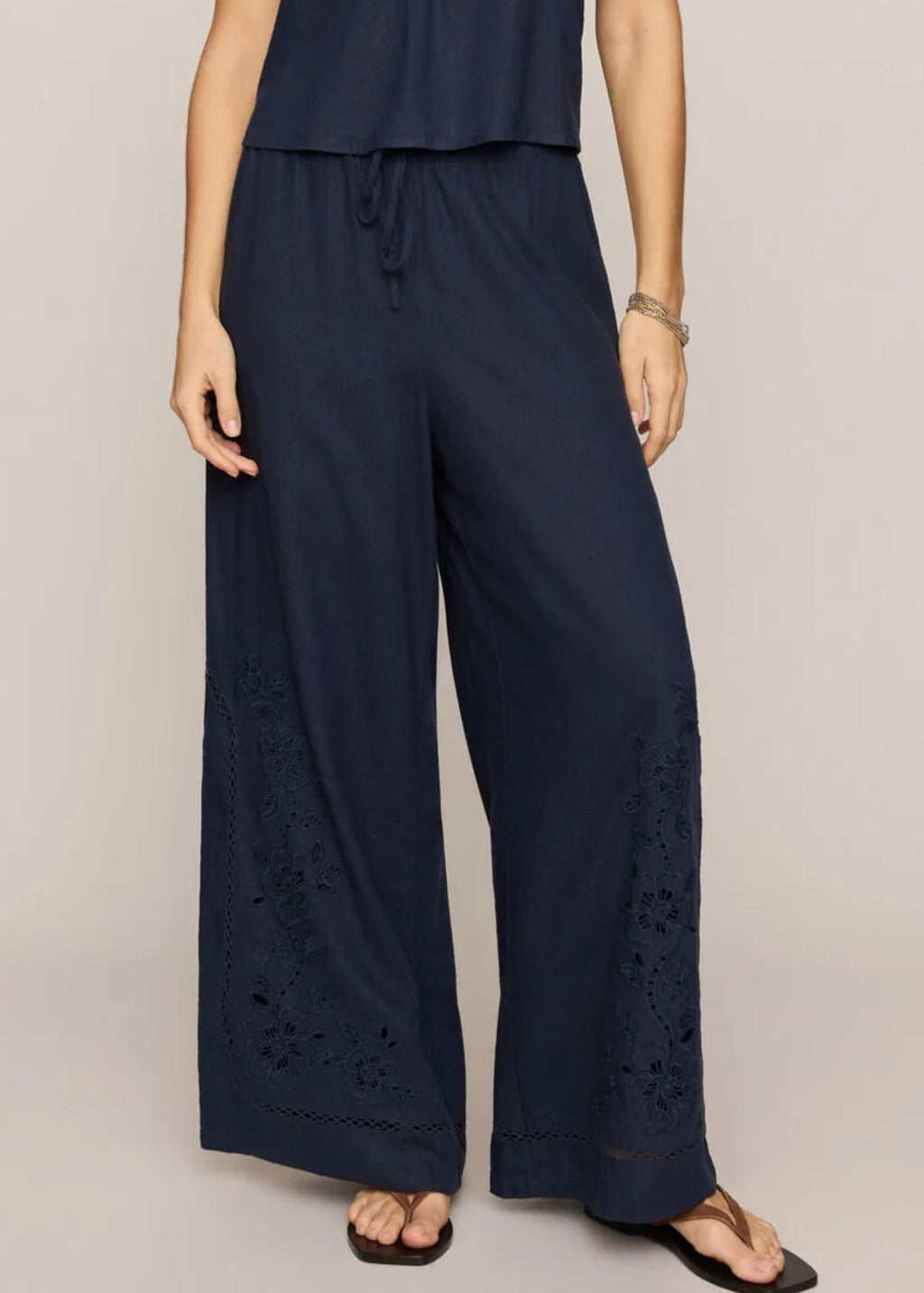 Sid Embroidered Woven Pant