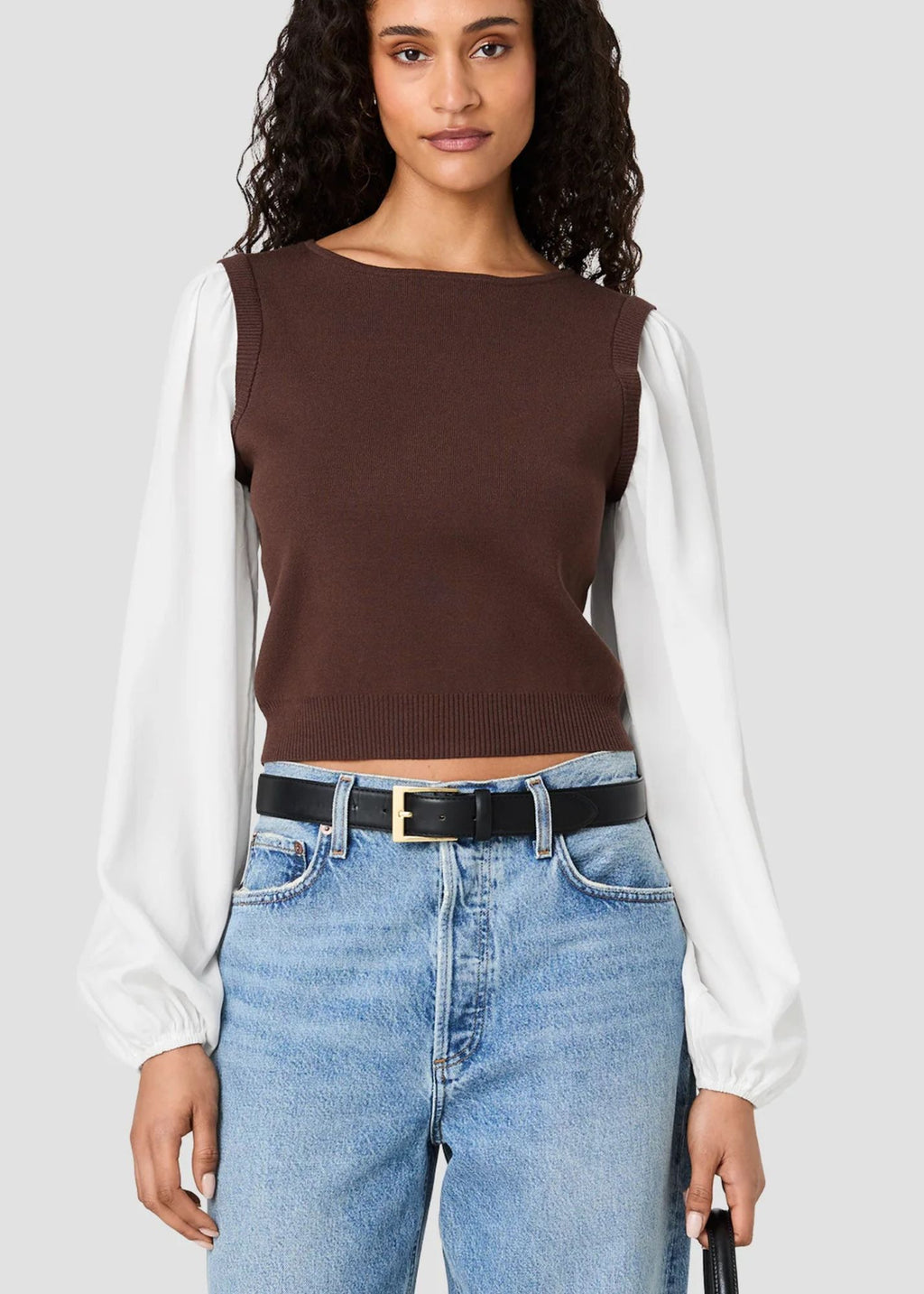 Maxine Knit Shirting Long Sleeve