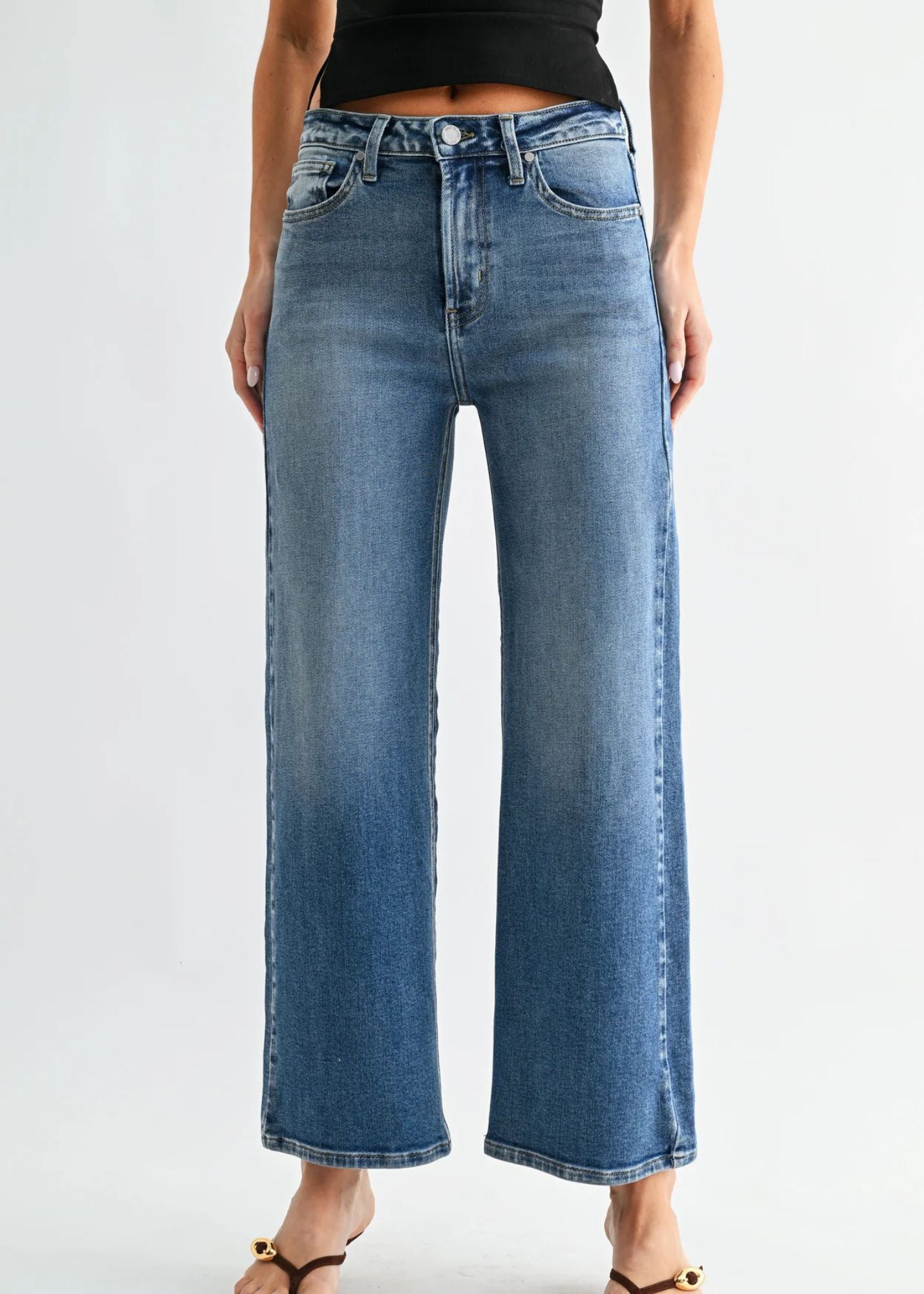 High Rise Wide Leg