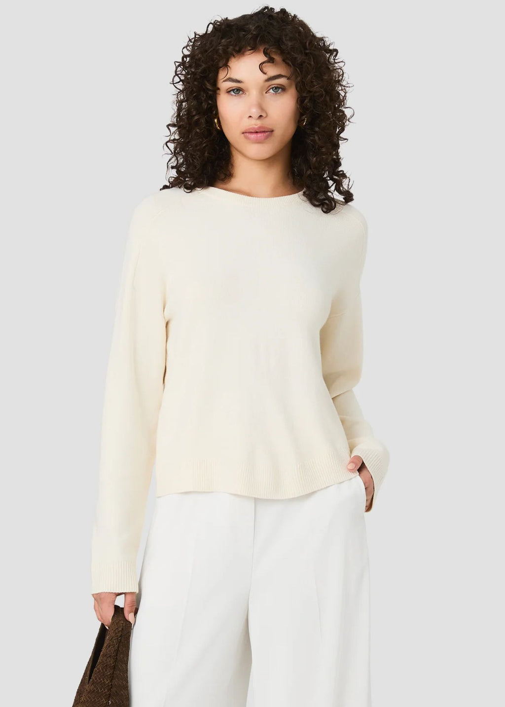 Babysoft Oversized Crew Neck Pullover Sweater