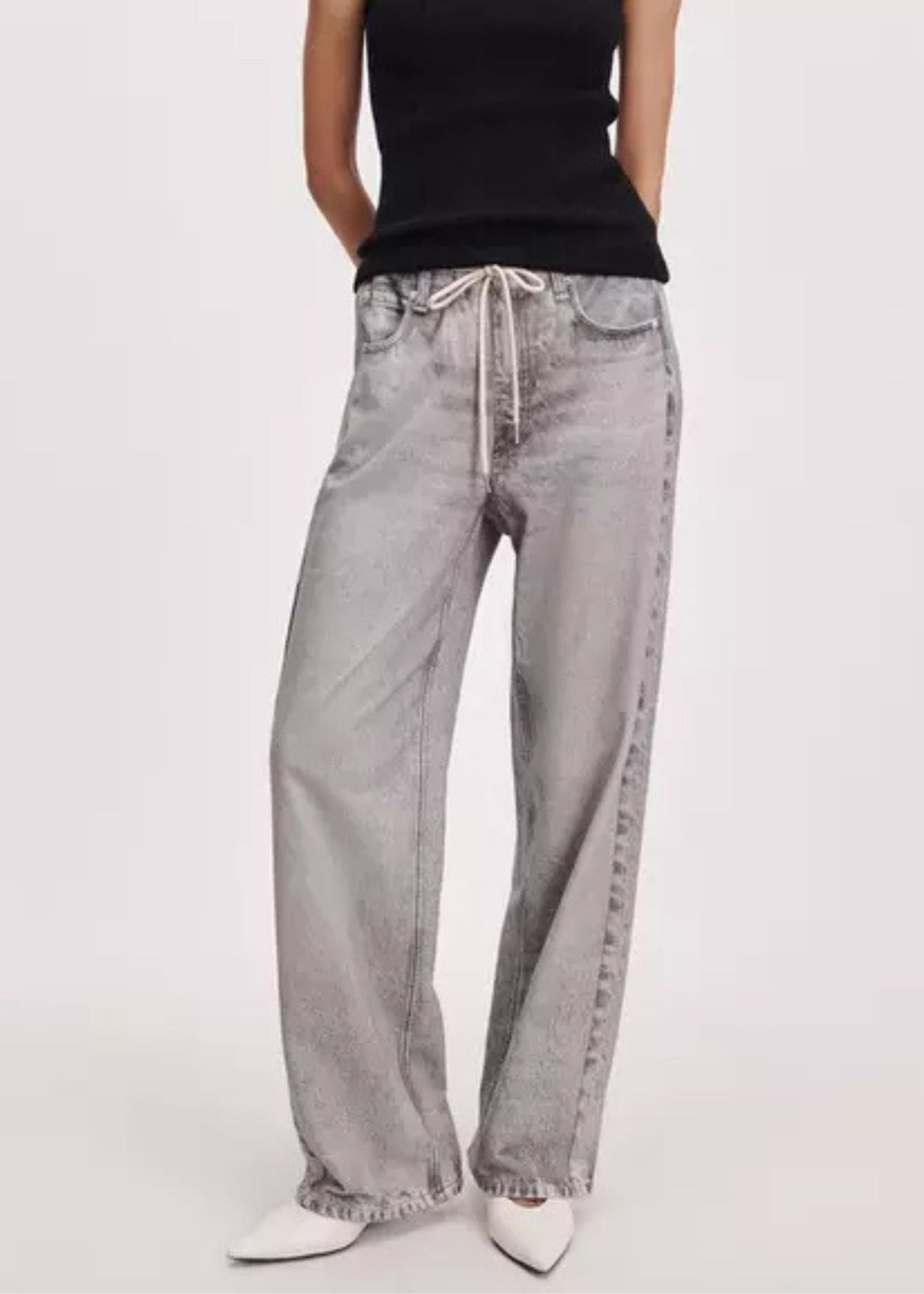 Miramar Drawstring Wide-Leg Pant