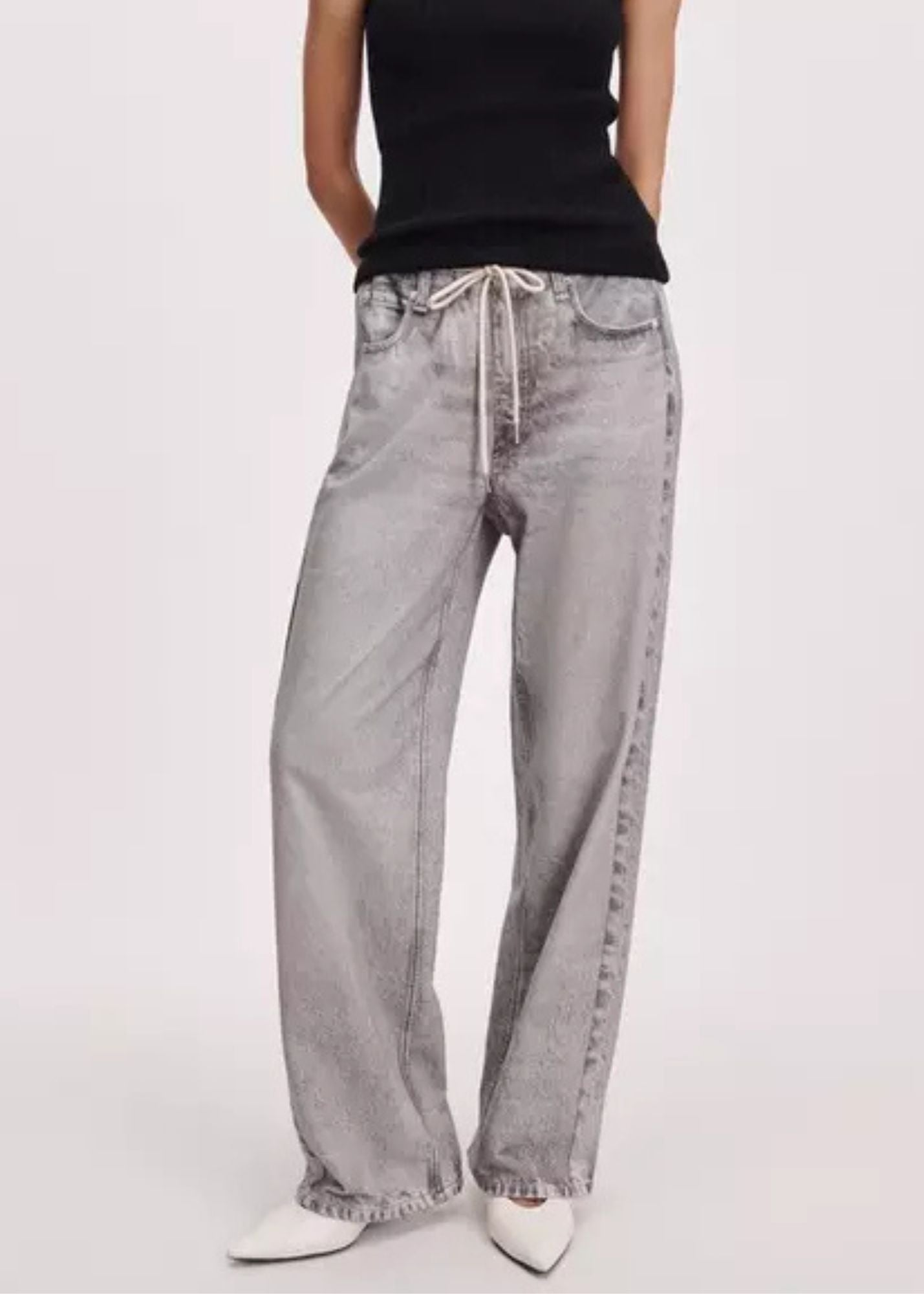 Miramar Drawstring Wide-Leg Pant