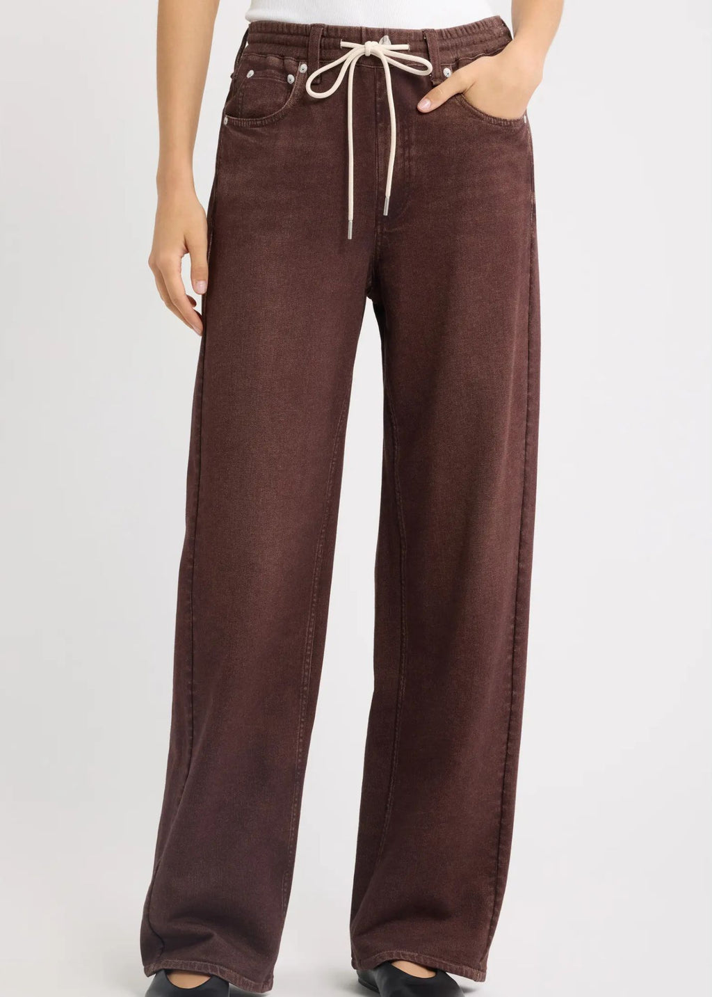 Miramar Terry Drawcord Wide Leg Pant