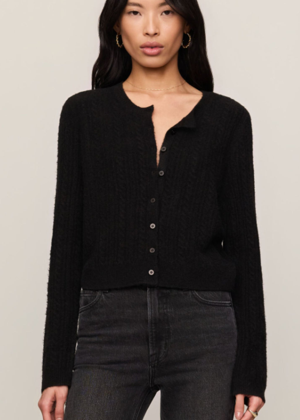 Medina Pointelle Cardigan