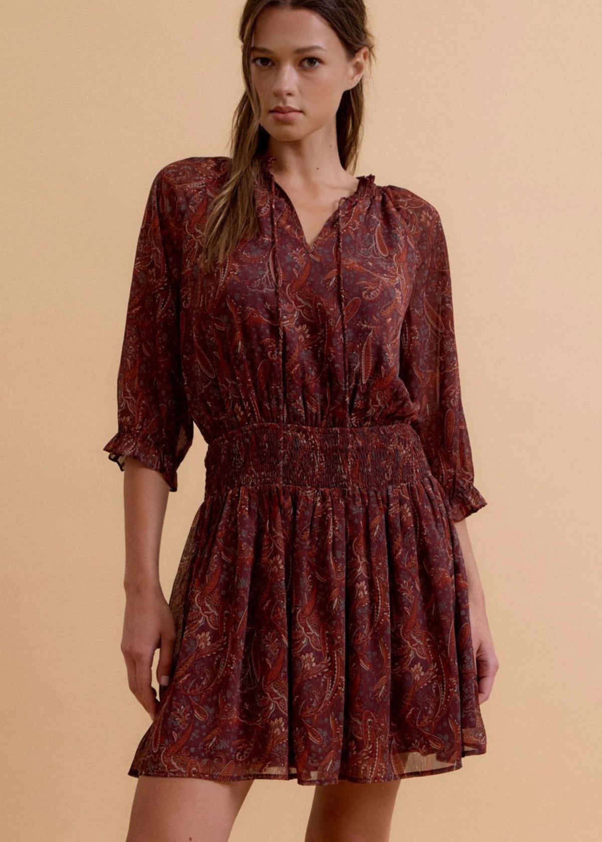 Paisley Mini Dress
