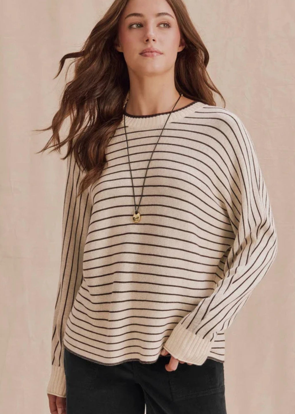 Georgie Stripe Pullover Sweater