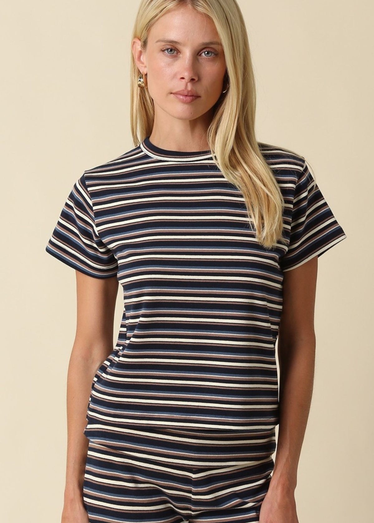 Riley Multi Stripe Tee