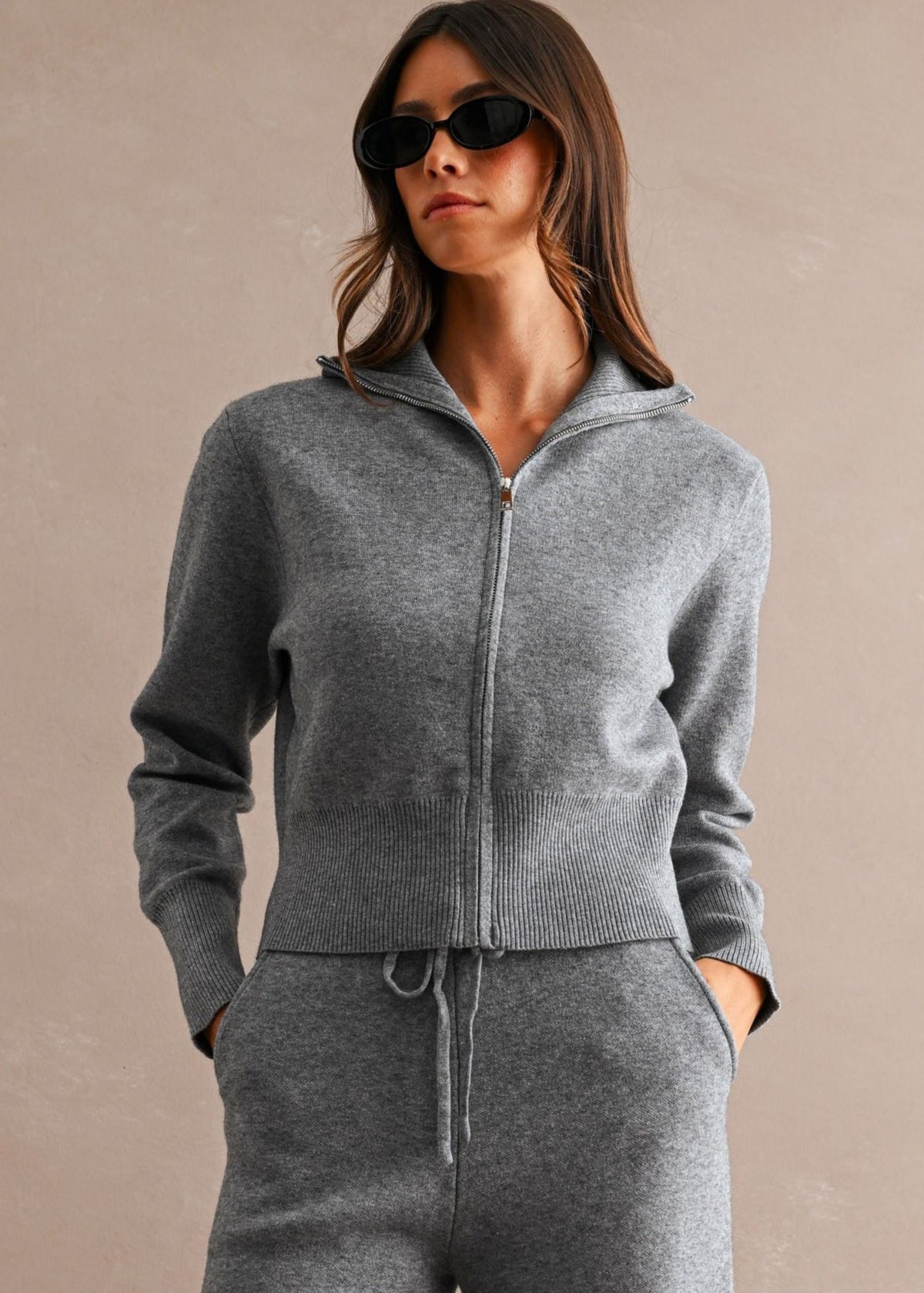 Cameron Zip Up Sweater