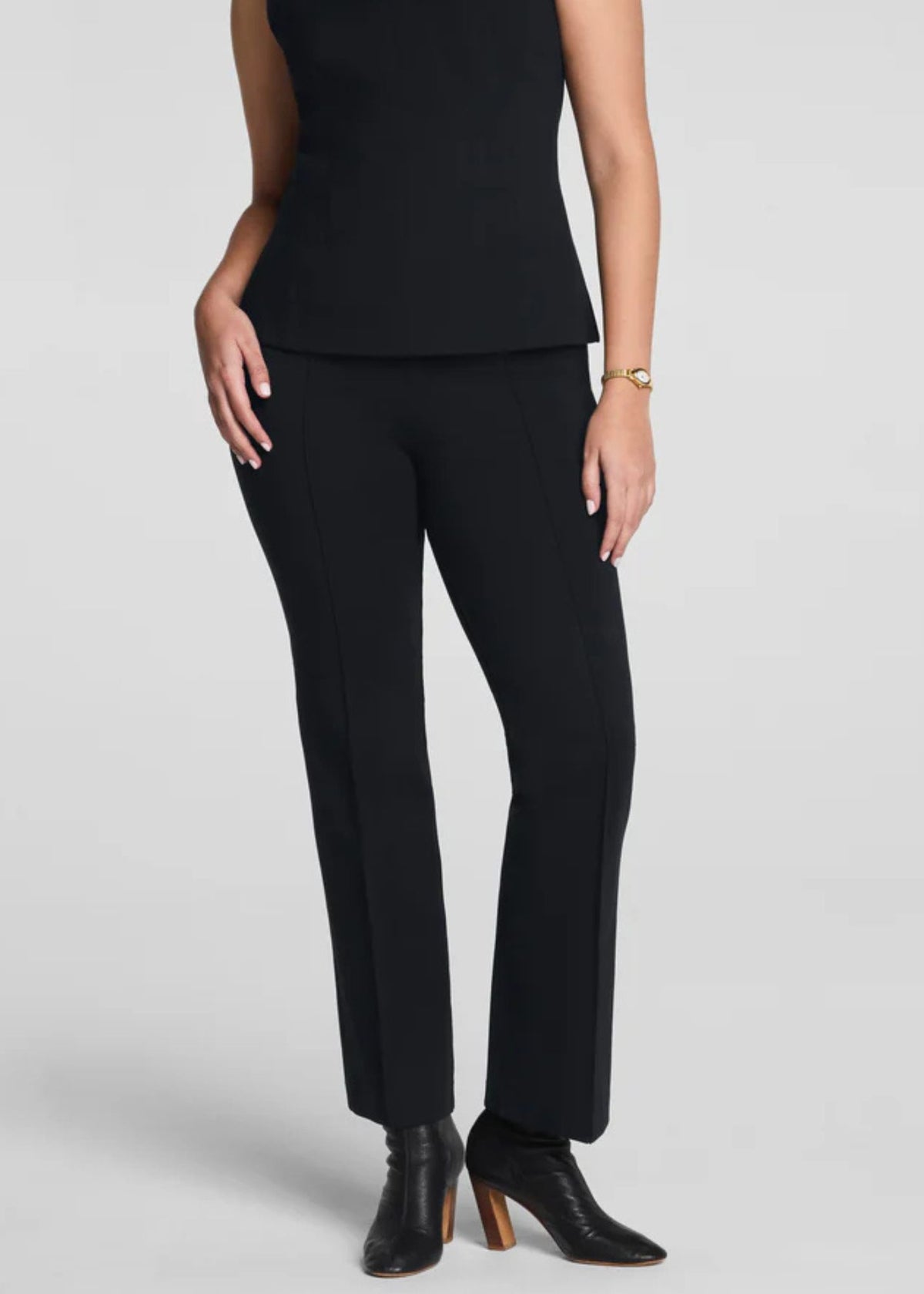 Perfectfit Ponte Kick Flare Pant With Pintuck
