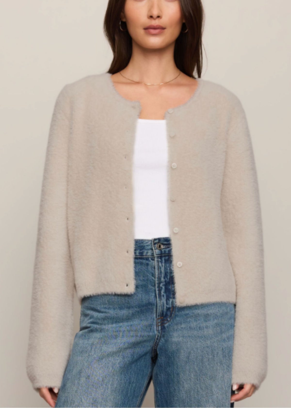 Winterglow Fluffy Cardigan